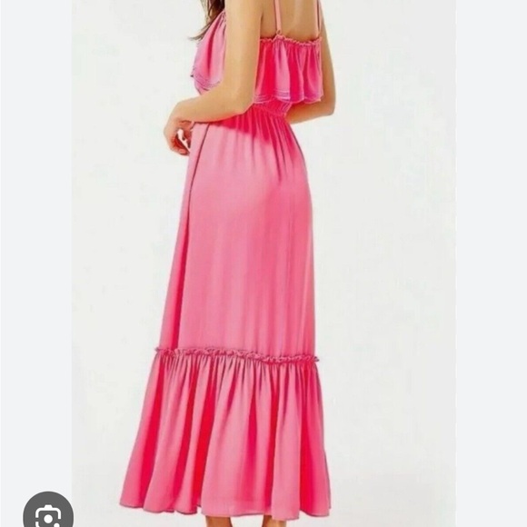 Lilly Pulitzer Adia maxi dress in pink with eyelet detail - Size Small - Picture 9 of 11